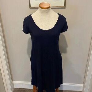 Matilda Jane - Navy Cruise Dress - Short Sleeve - Navy Blue - Size Small